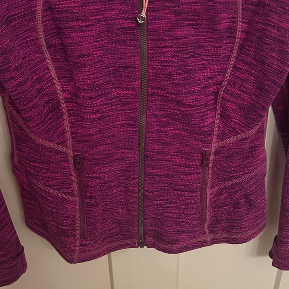 lululemon athletica Pink Zip-up Jacket with peplum bottom, size 8 - Picture 4 of 8